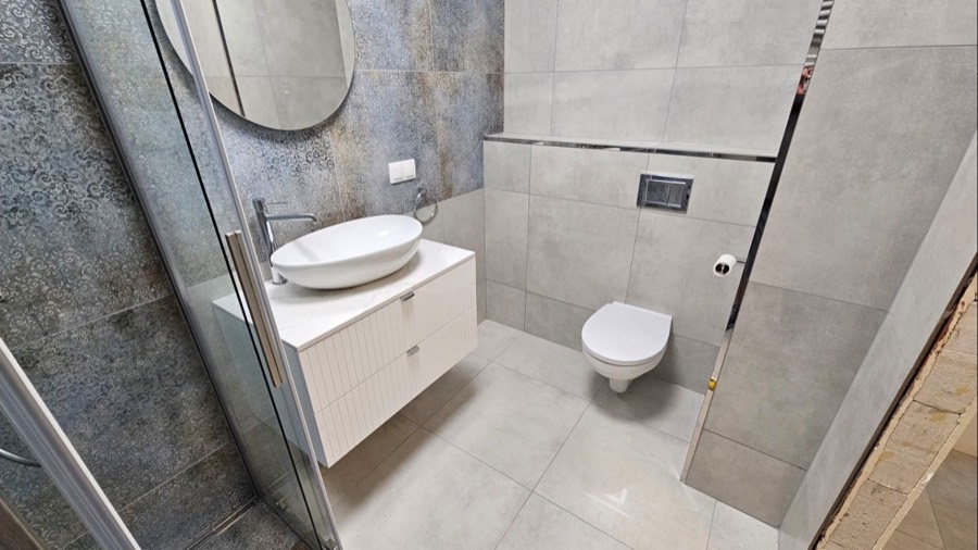 Łazienka z kabiną walk-in, realizacja Art-Line